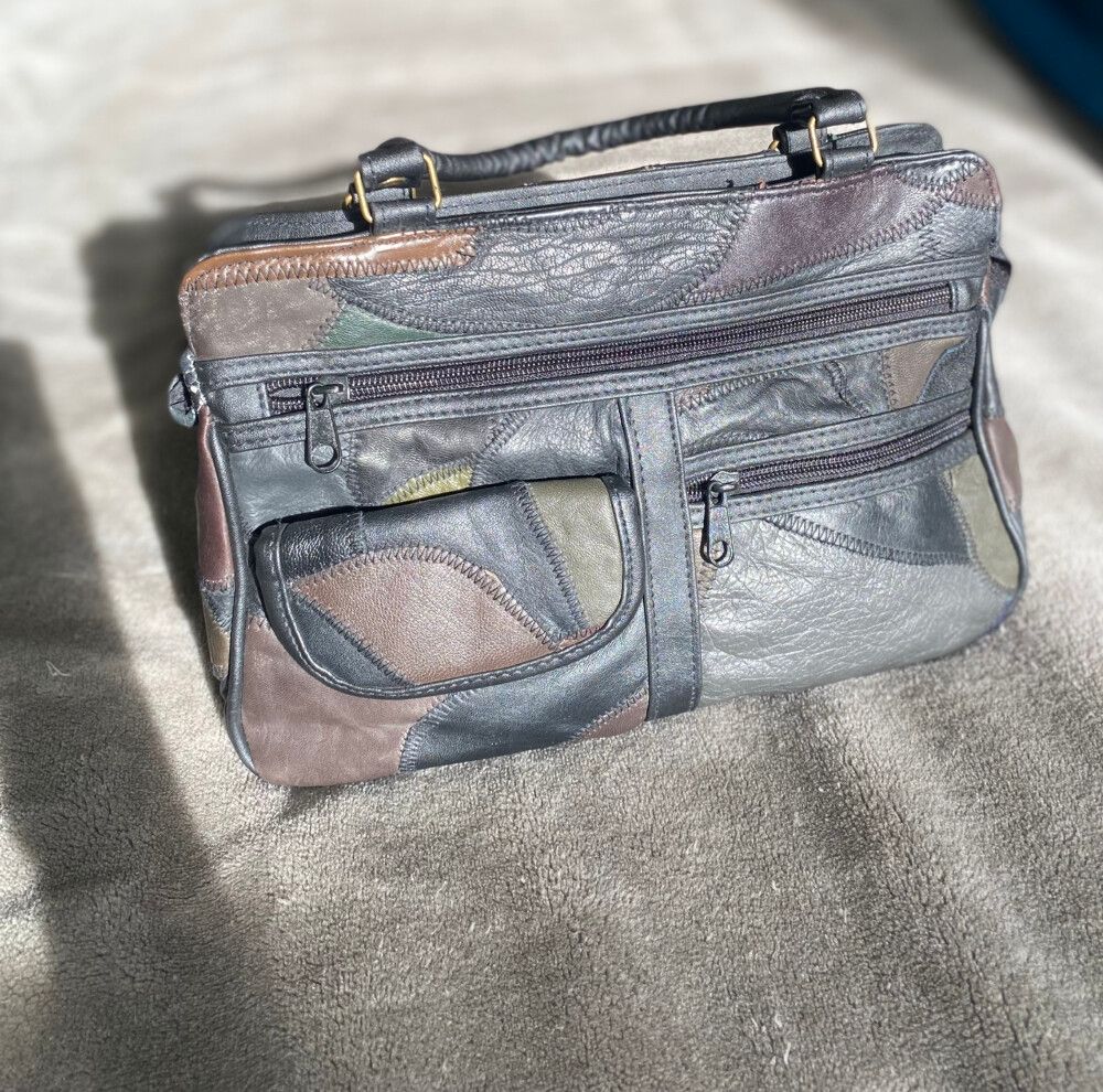 Vintage Patchwork Leather Handbag