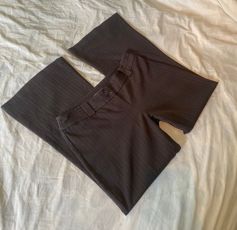 Vintage Y2K Pagani Pinstripe Flare Pants