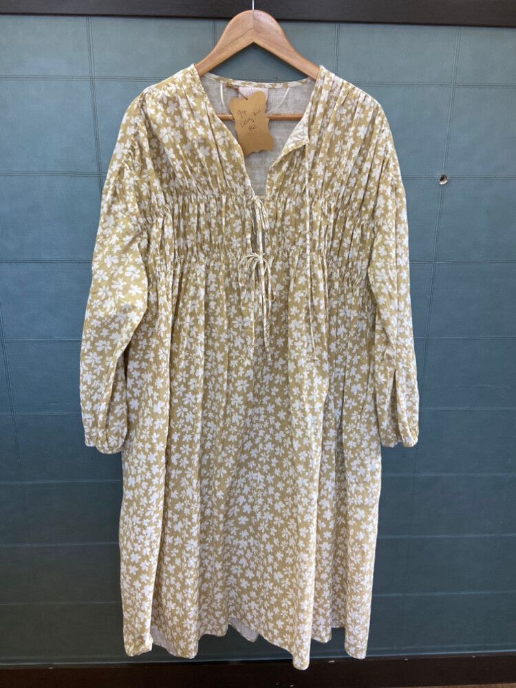 Apolina☆Penny Smock Dress-Cashew☆5-7y Apolina Penny Smock Dress - Cashew 5-7