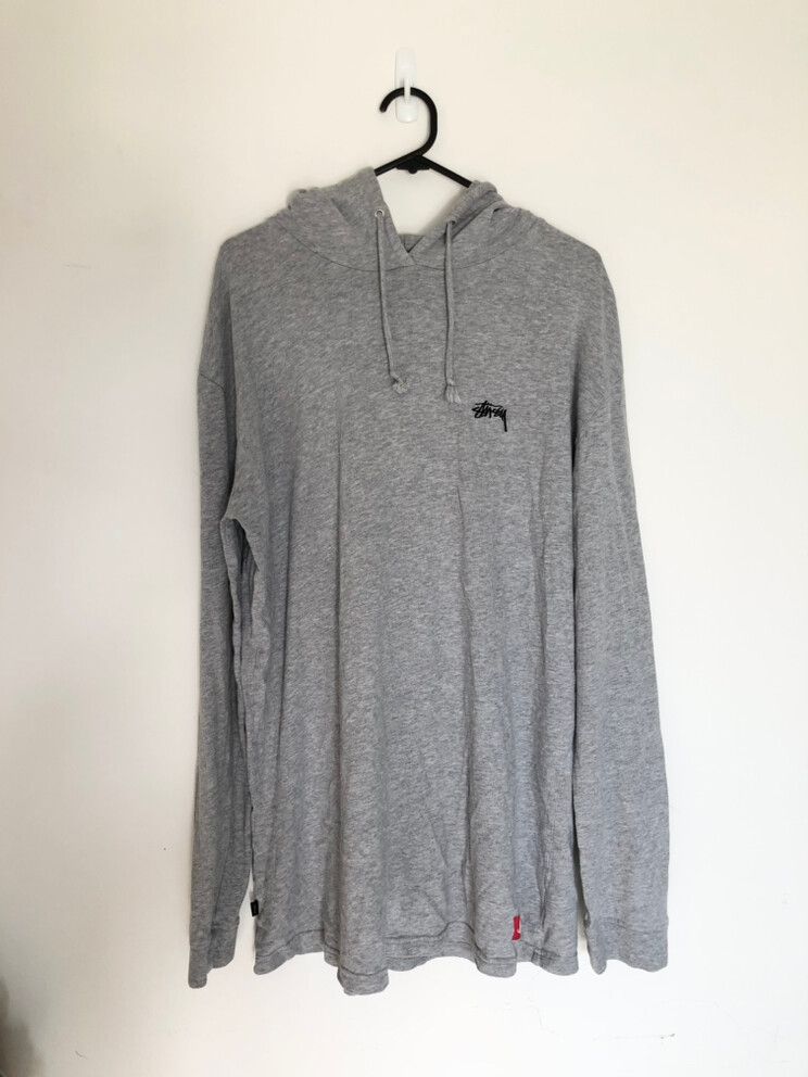 Stussy Grey Hoodie size L