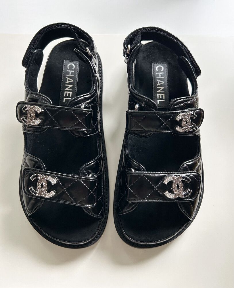 Chanel Dad Sandals Size 38