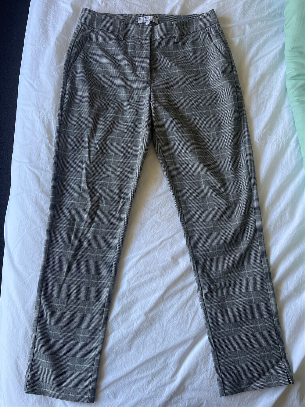 Oliver Black Grey Checkered Pants