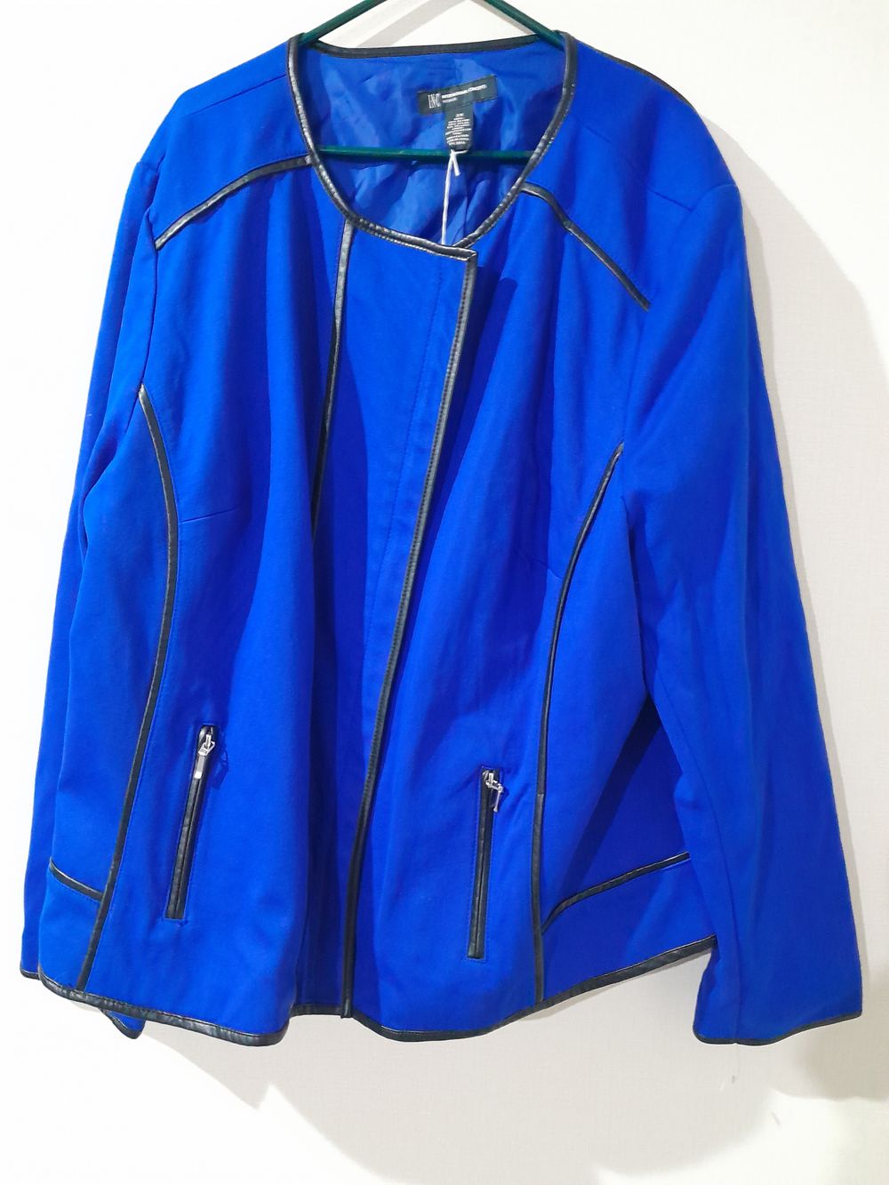 INC International Concepts Blue Jacket