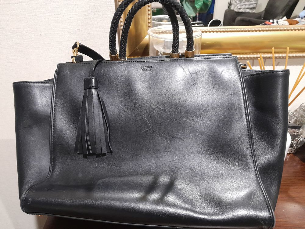 Large Oroton Black Handbag