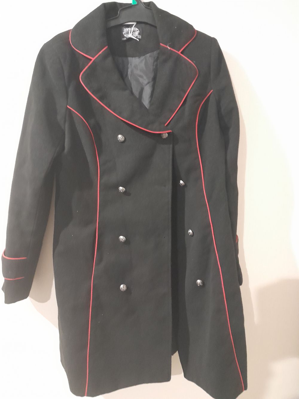 Black and Red Coat