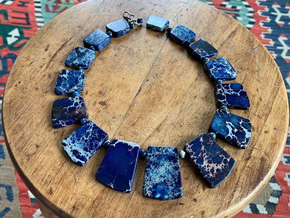 Sodalite Collar Necklace