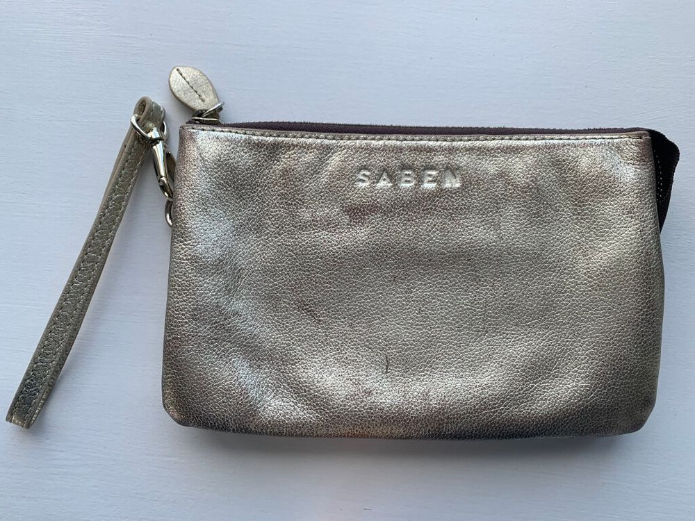 SABEN - Silver Leather Bag