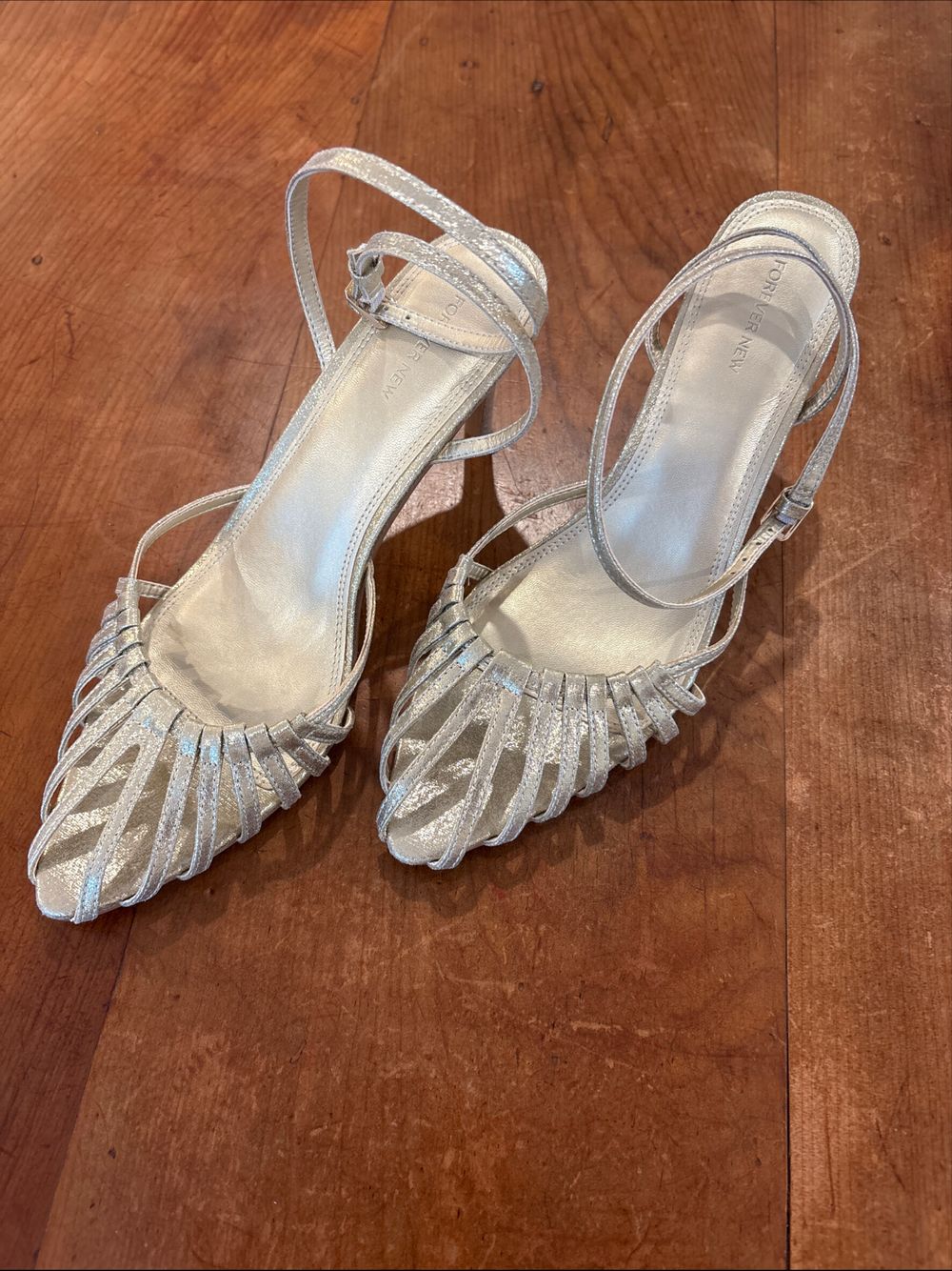 Forever New Gold Heels