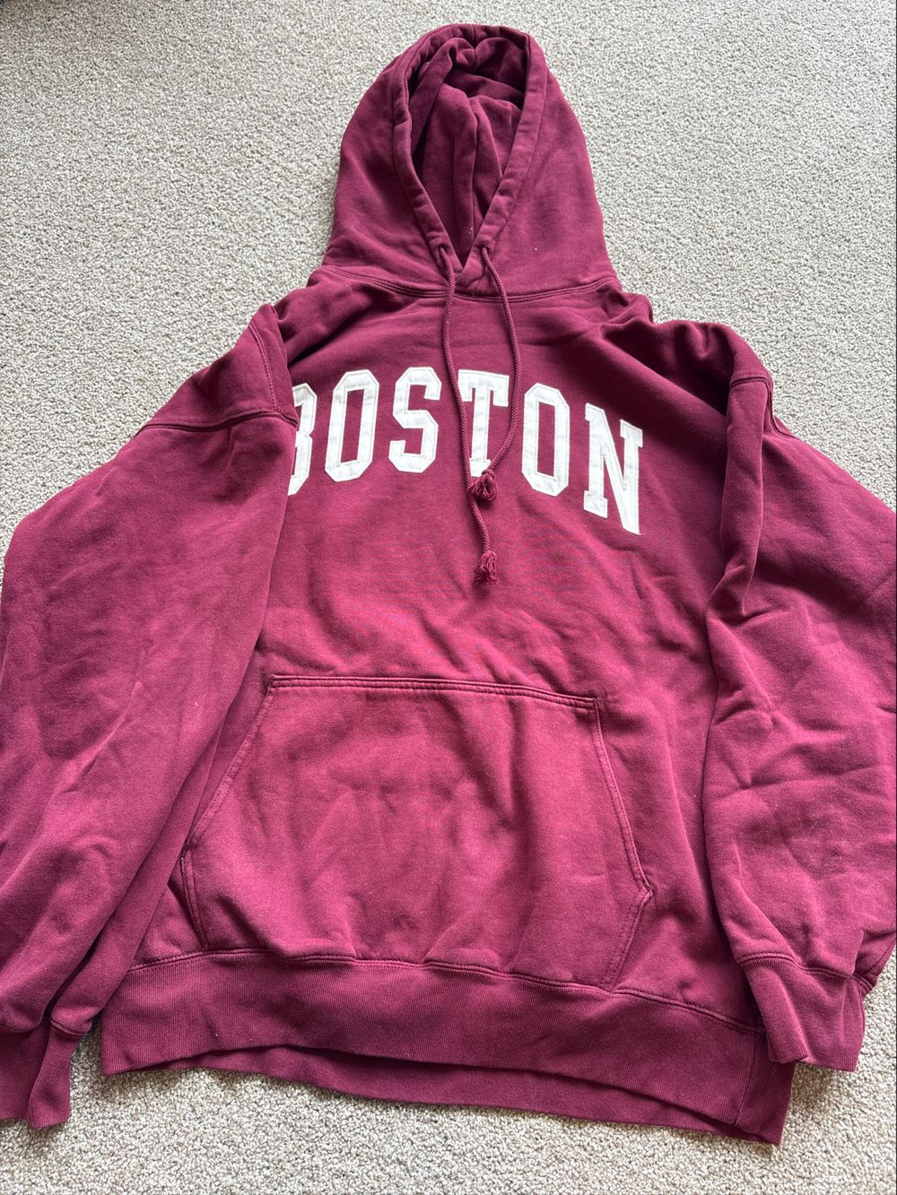 J. Gali Maroon Boston Hoodie