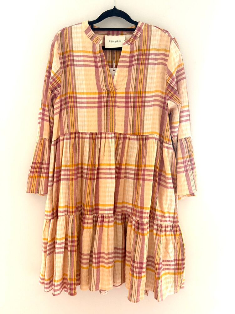 Summery Copenhagen Plaid Dress Size S