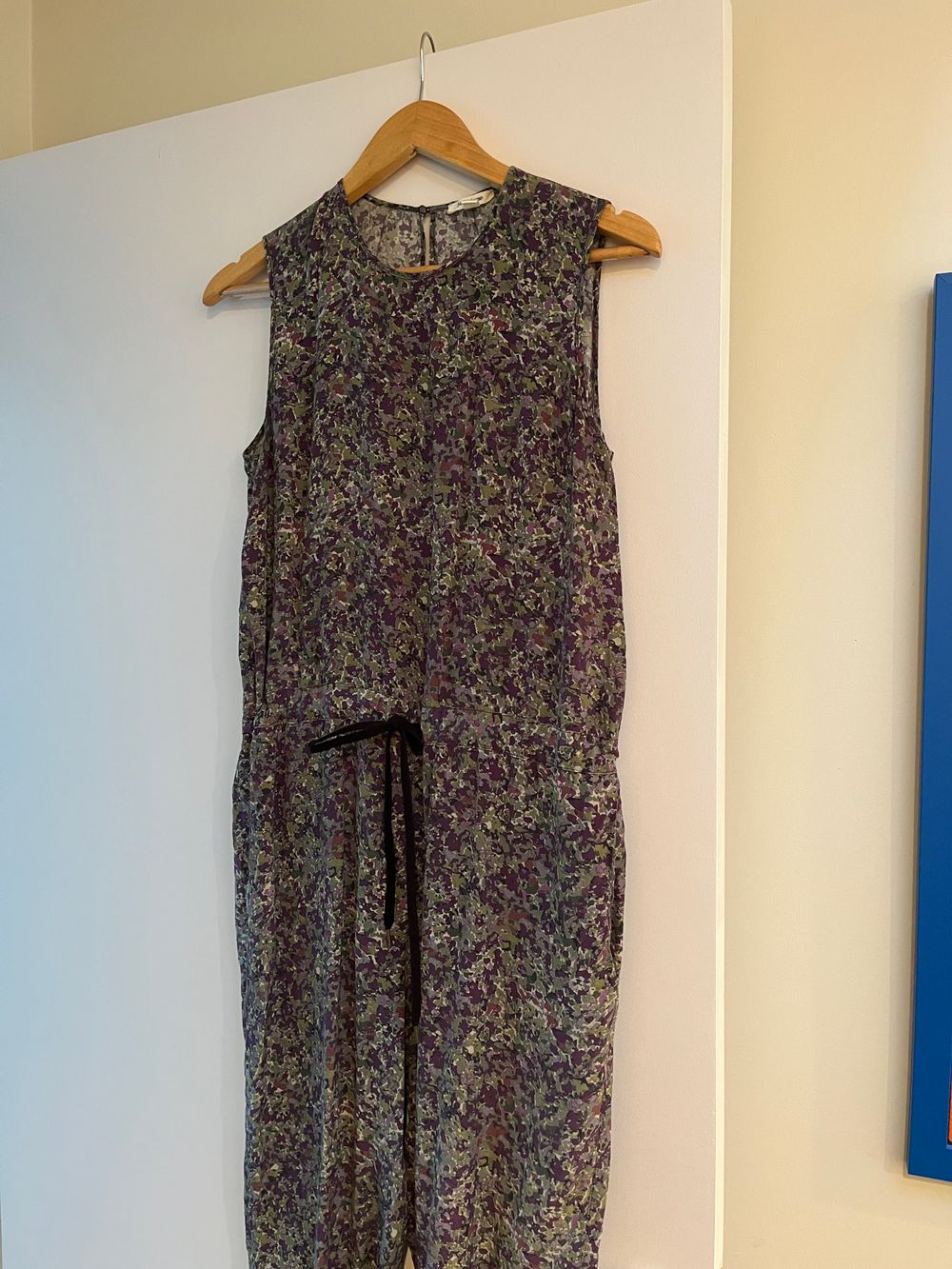 Juliette Hogan Purple Green Playsuit
