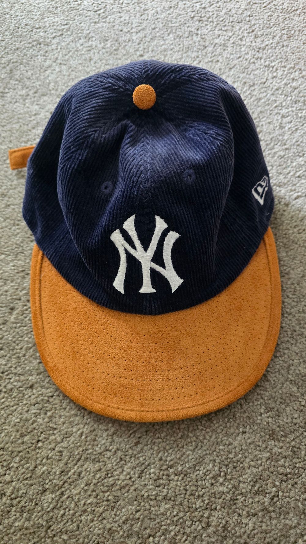 New Era Yankees NY Corduroy Cap Vintage