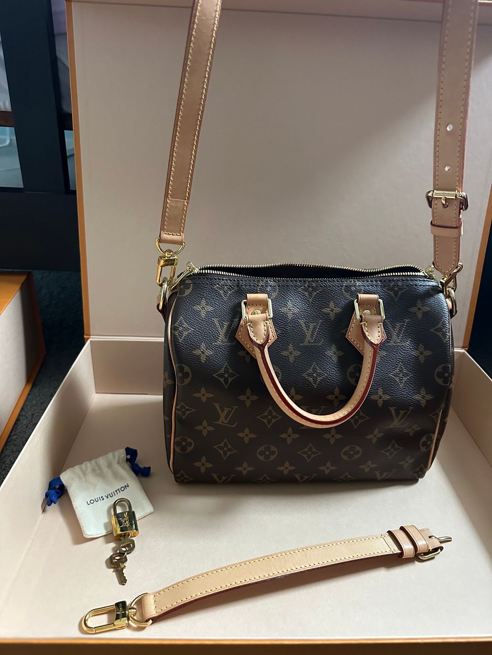 Louis Vuitton Brown Crossbody Bag