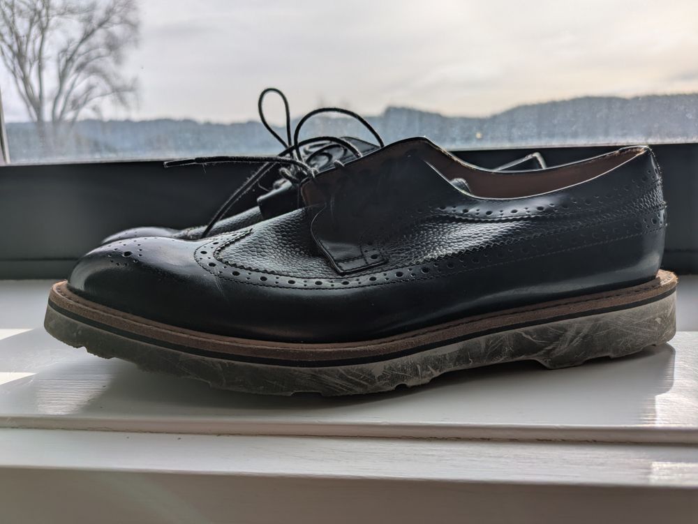 Men Only Paul Smith Black Leather Brogues