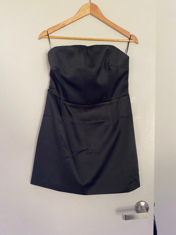 H&M - H&M Black Strapless Dress on Designer Wardrobe