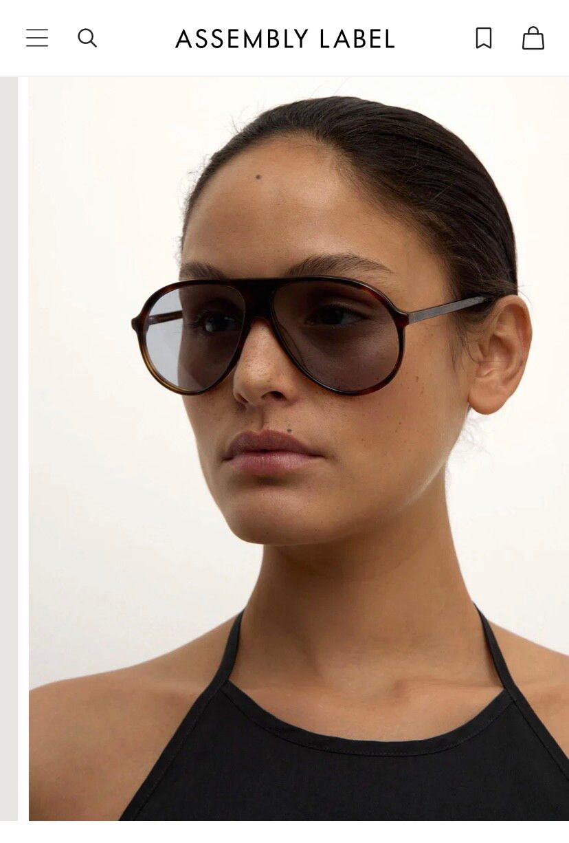 Assembly Label Retro Navigator Sunglasses