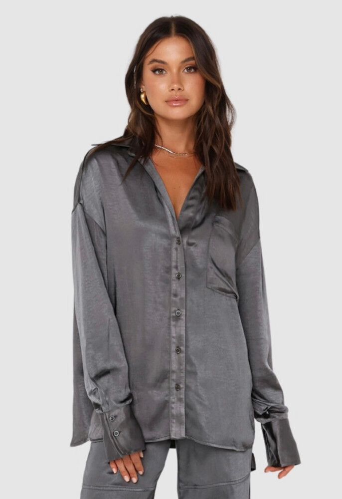 Madison The Label Zuma Satin Shirt