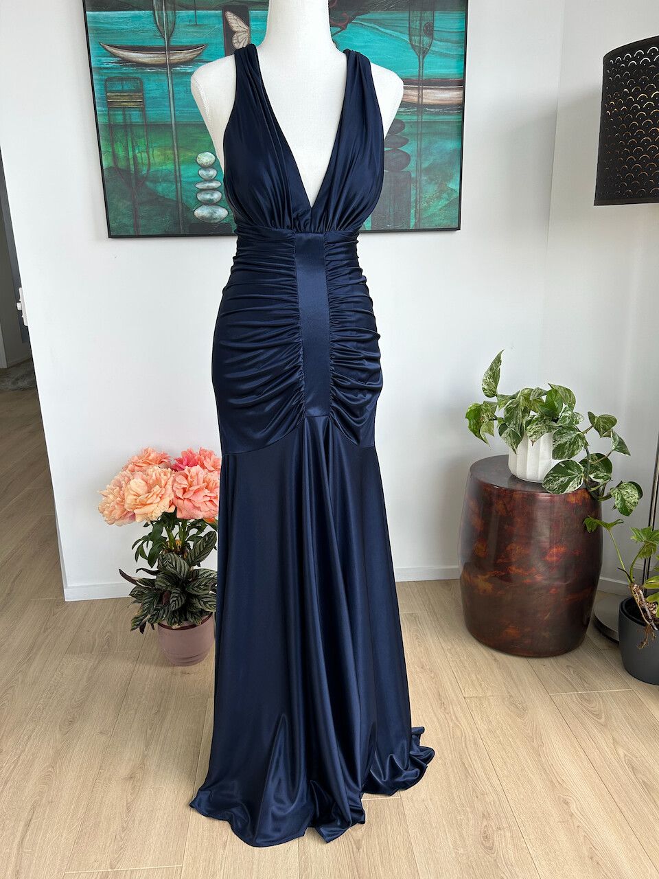 Xscape – Stunning Silky Blue Gown