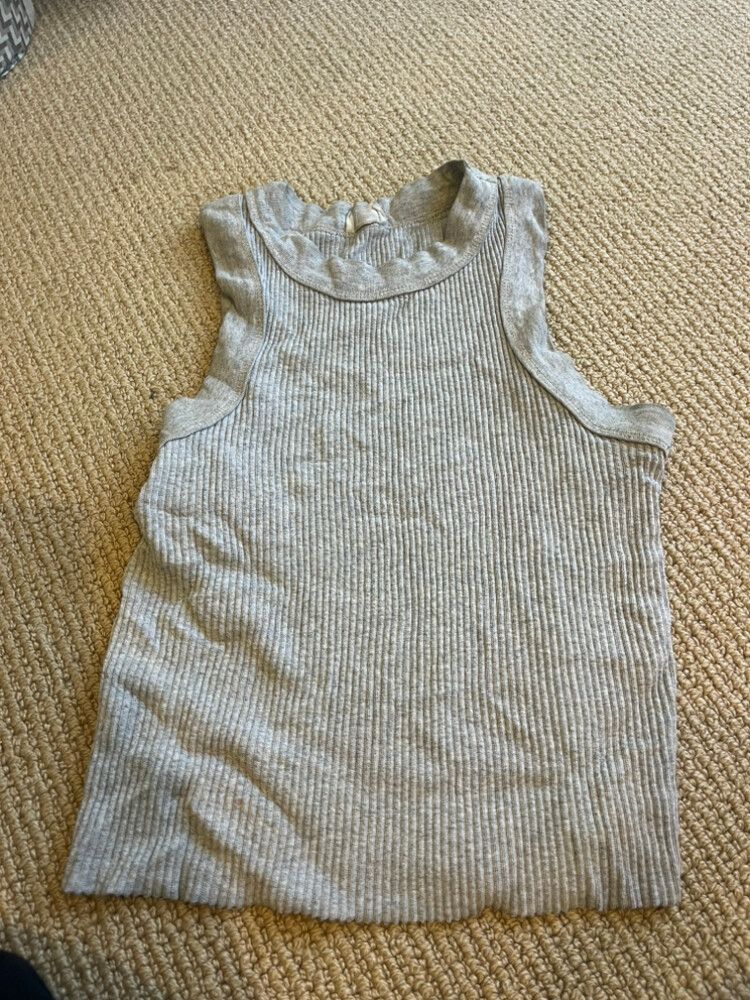 Cotton On Grey Ribbed Tank Top