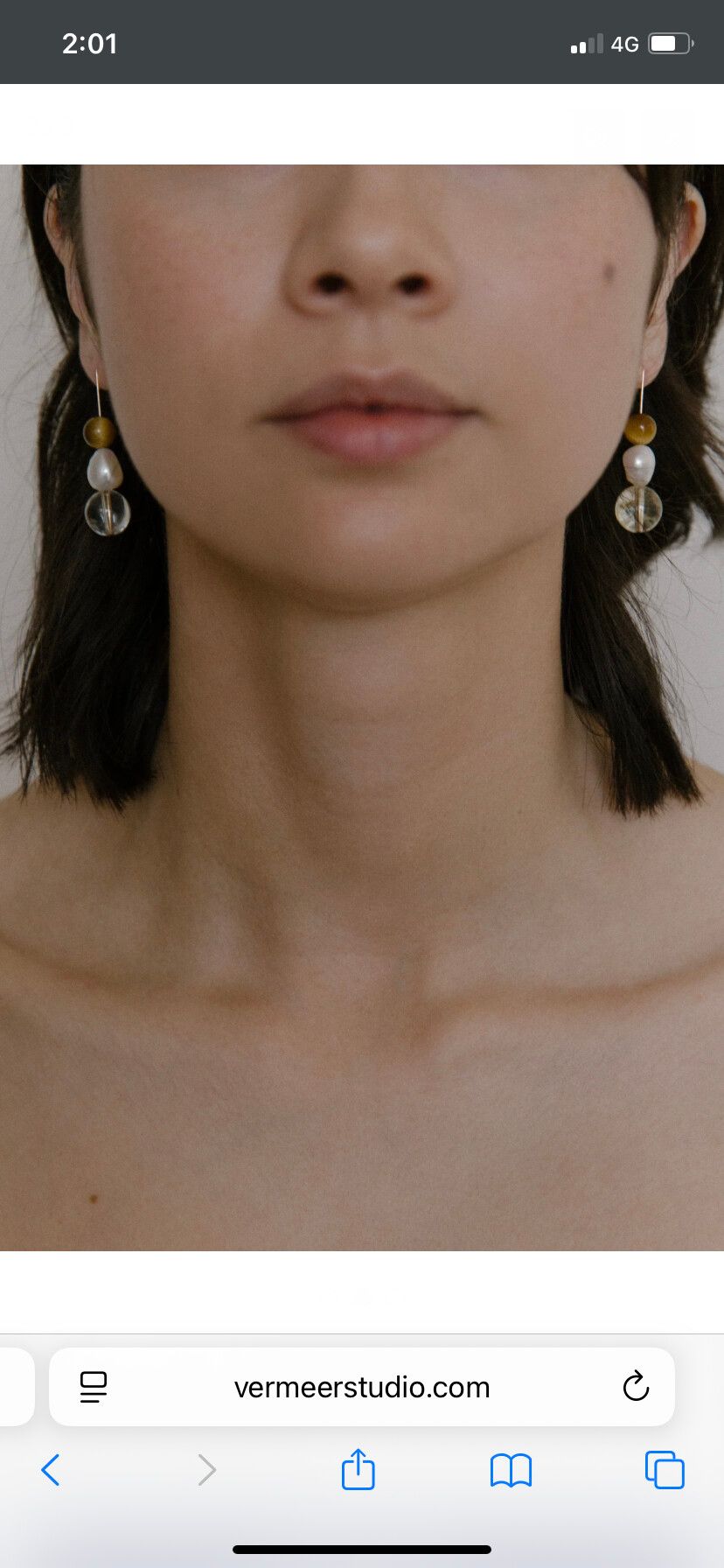 Vermeer Olive Earrings