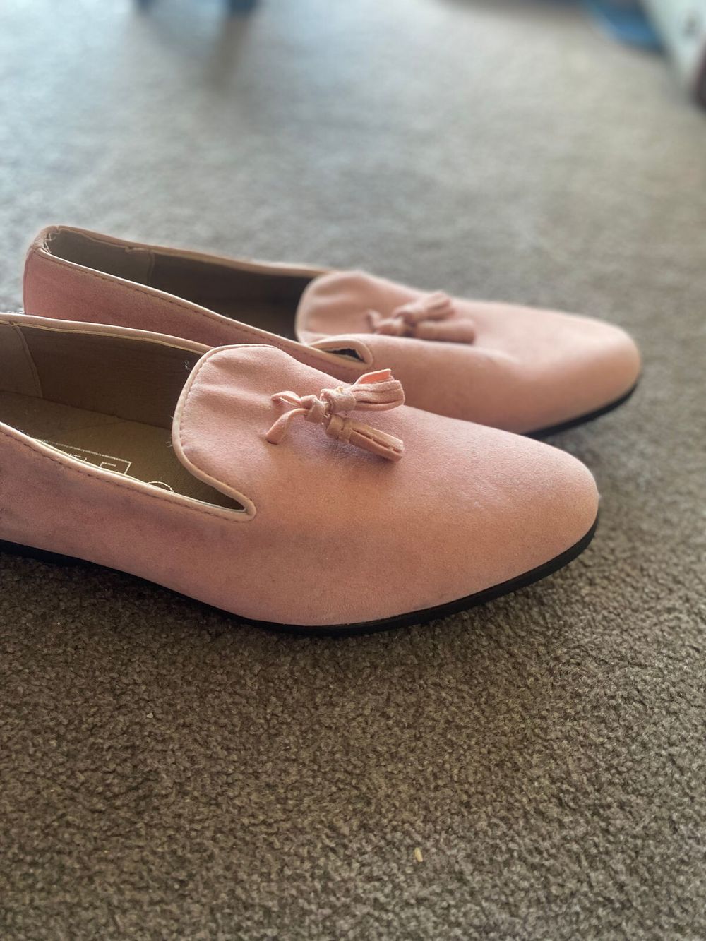 Pink Suede Loafers - Truffle Man - Size 41/7
