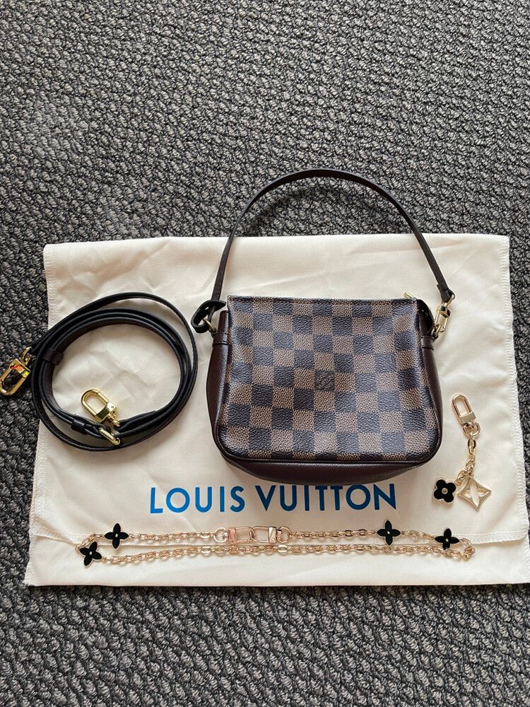 authentic Louis Vuitton Damier Azur Mini pochette