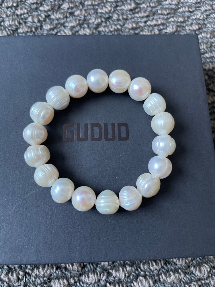 11-12MM Threaded freshwater pearls bracelet