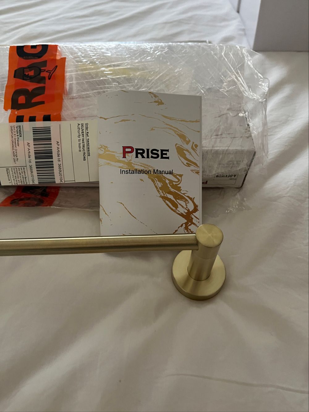 Temple & Webster Brass Towell Rails x 2