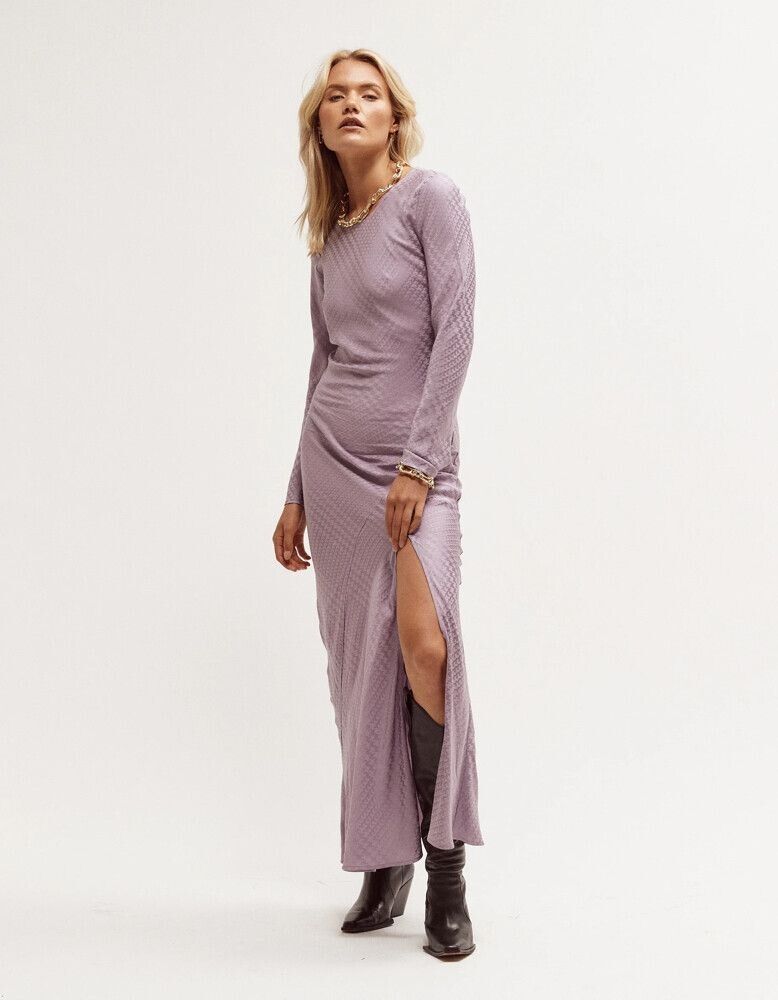 Superette Lilac Long Sleeve Dress