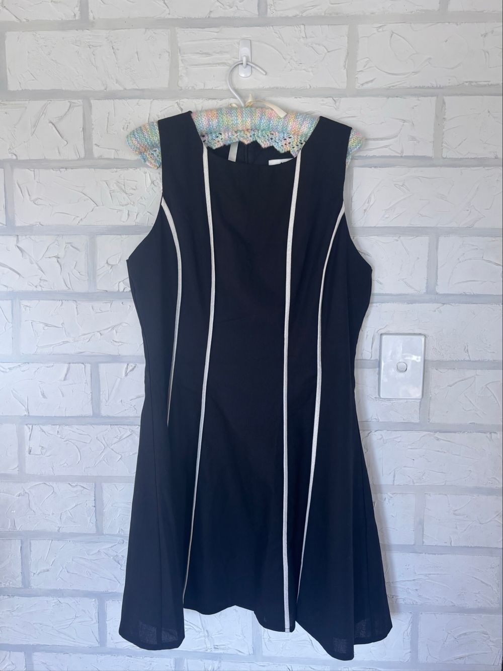 Calli- Black Sleeveless Mini Dress