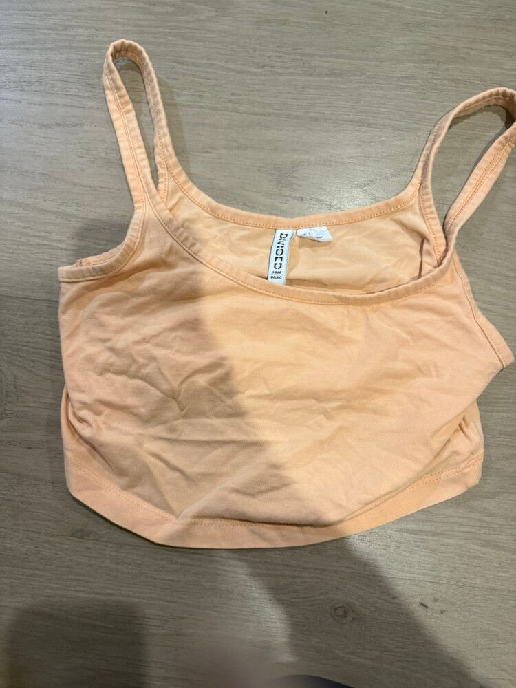 Divided Peach Tank Top
