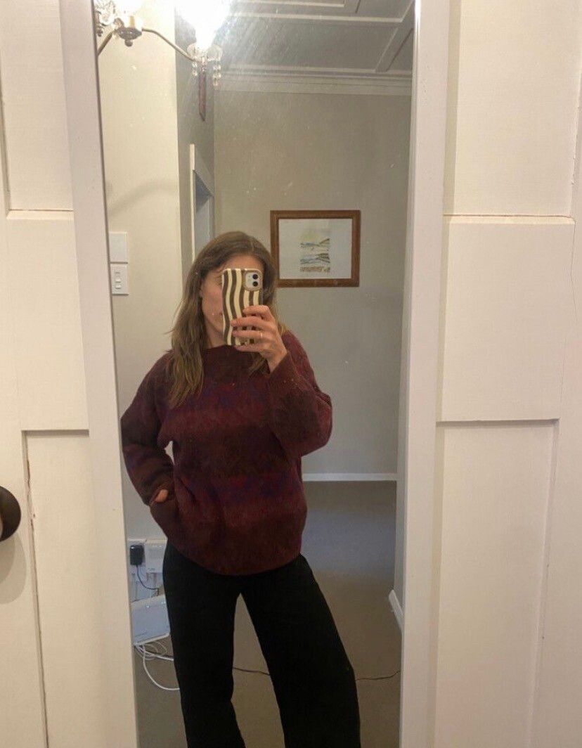 vintage wool jumper from Peru