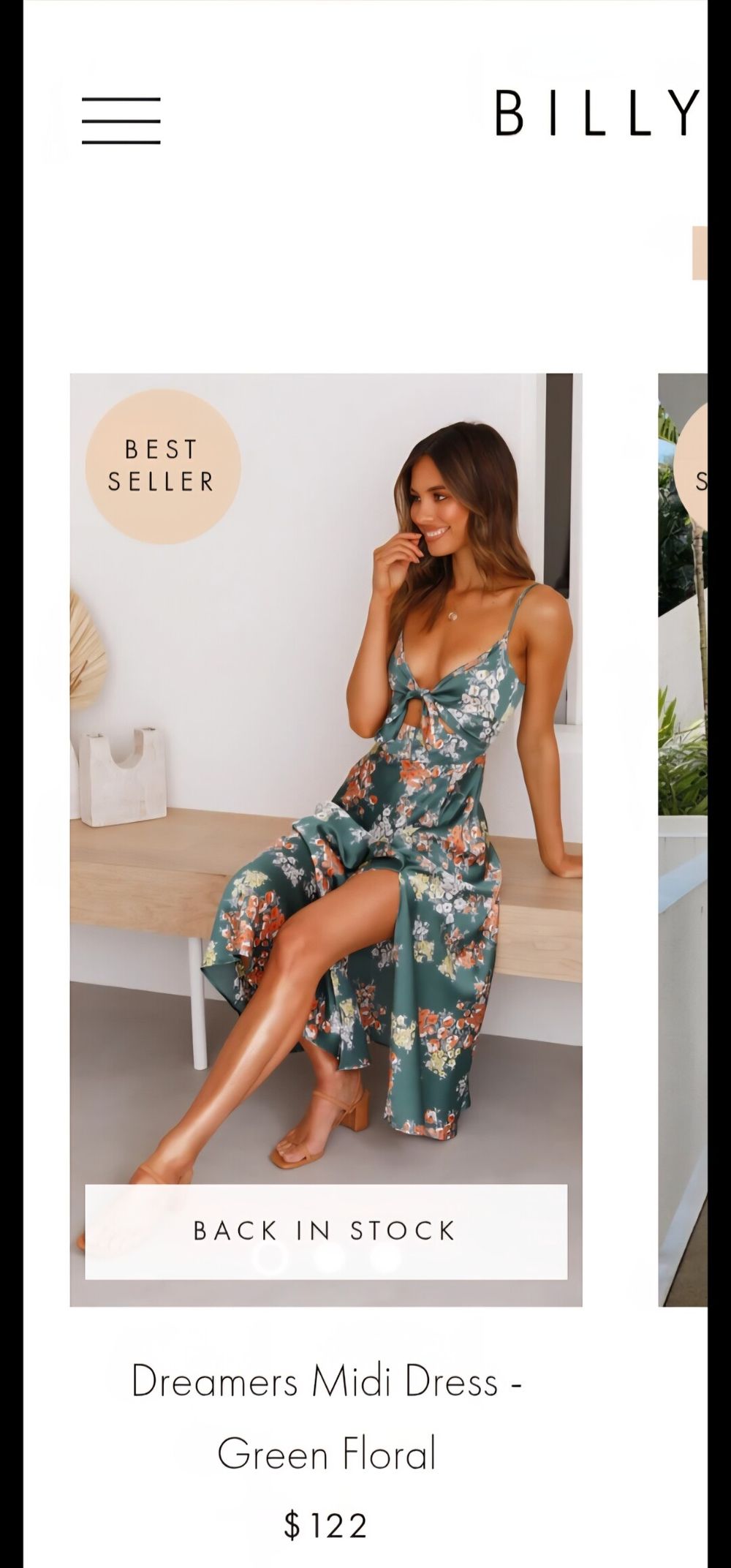 green emerald velvet dress Rubie Maxi Dress - Green Floral - Buy Women's Dresses main image 0