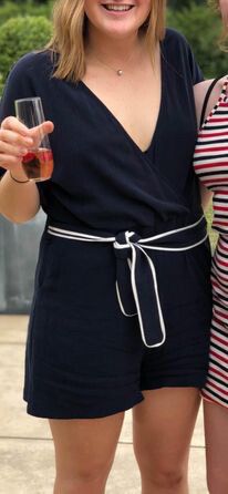 Ruby Navy Playsuit