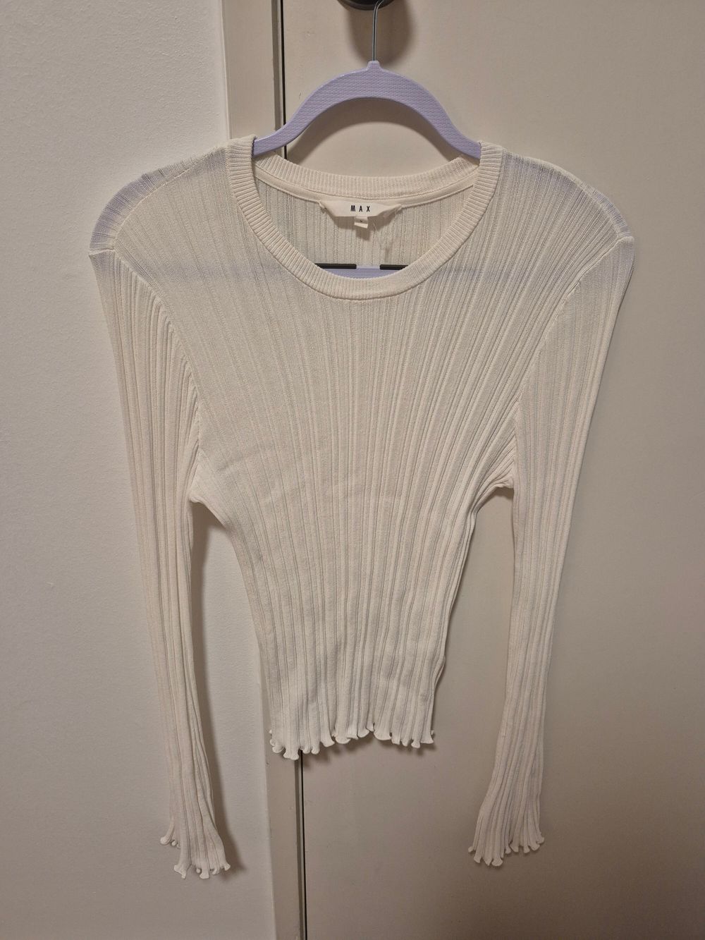 Ribbed Long Sleeve Top