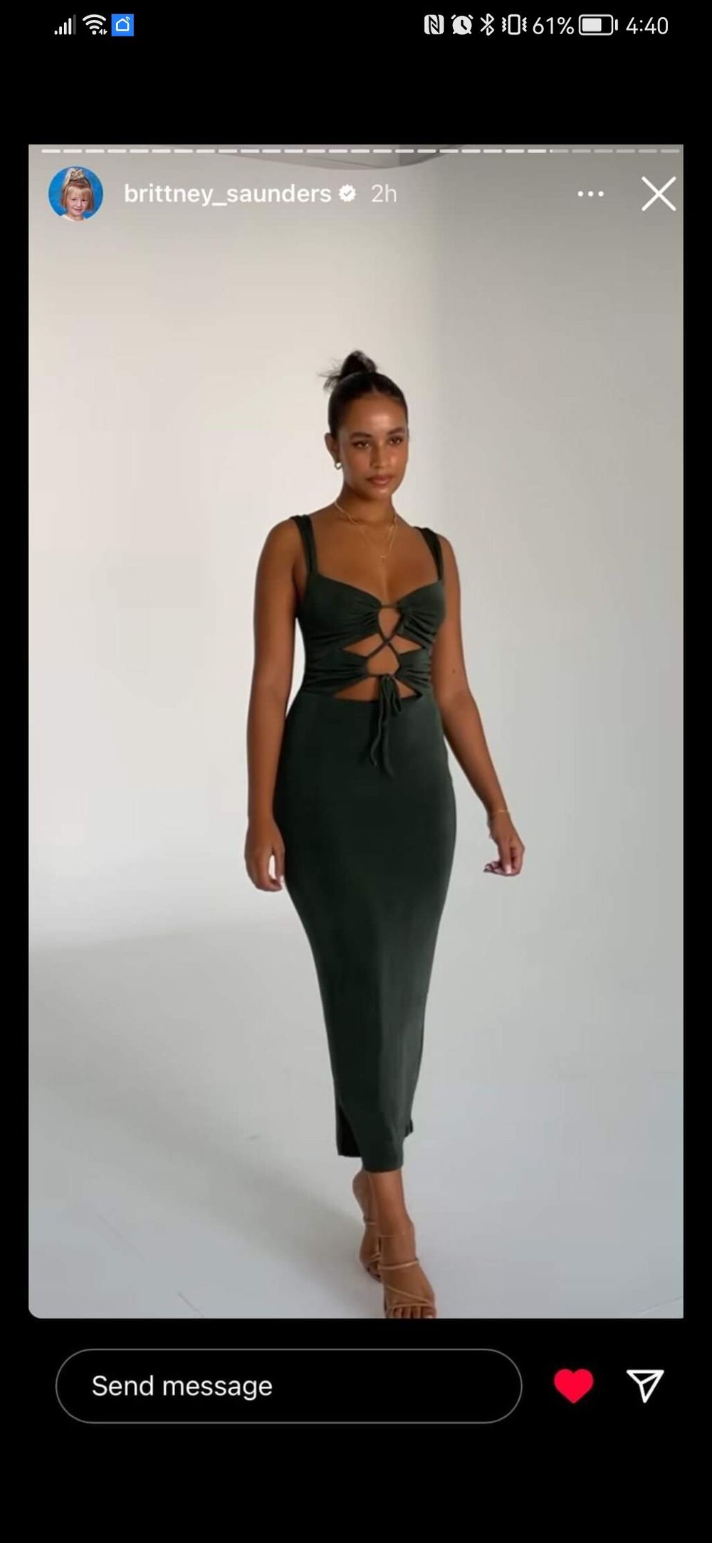 Maxi Cut Out Dress