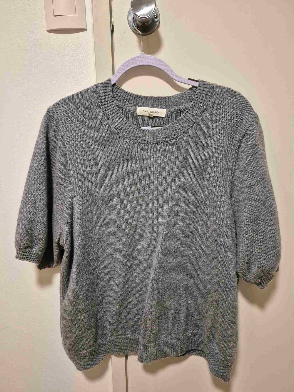 Cashmere Merino Short Sleeve Jumper