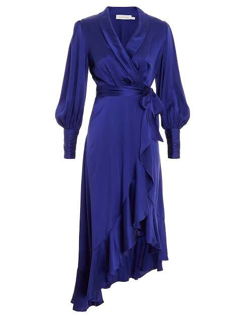Zimmerman silk wrap dress