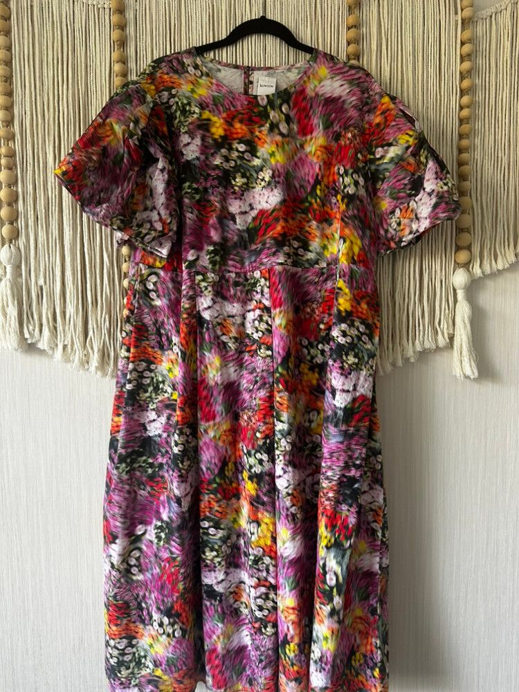 kowtow - Kowtow Hazy Floral Dress - L on Designer Wardrobe kowtow - Kowtow Hazy Floral Dress - L on Designer Wardrobe