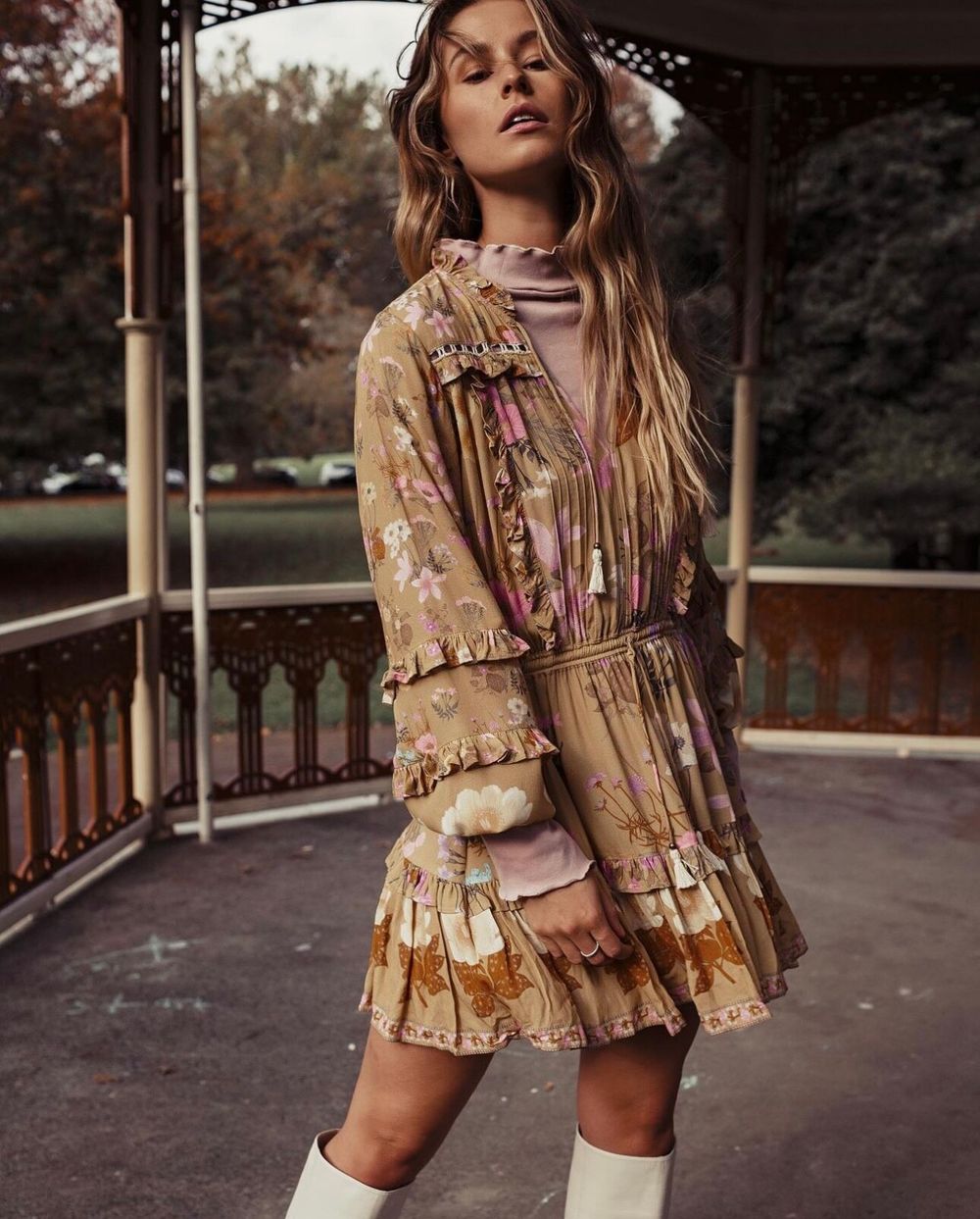 wild bloom mini dress spell SPELL & THE GYPSY COLLECTIVE Wild Bloom Mini Dress
