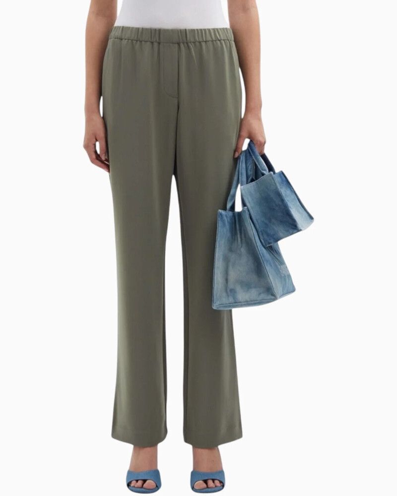 Samsoe Samsoe Hoys Dusty Olive Straight Pants