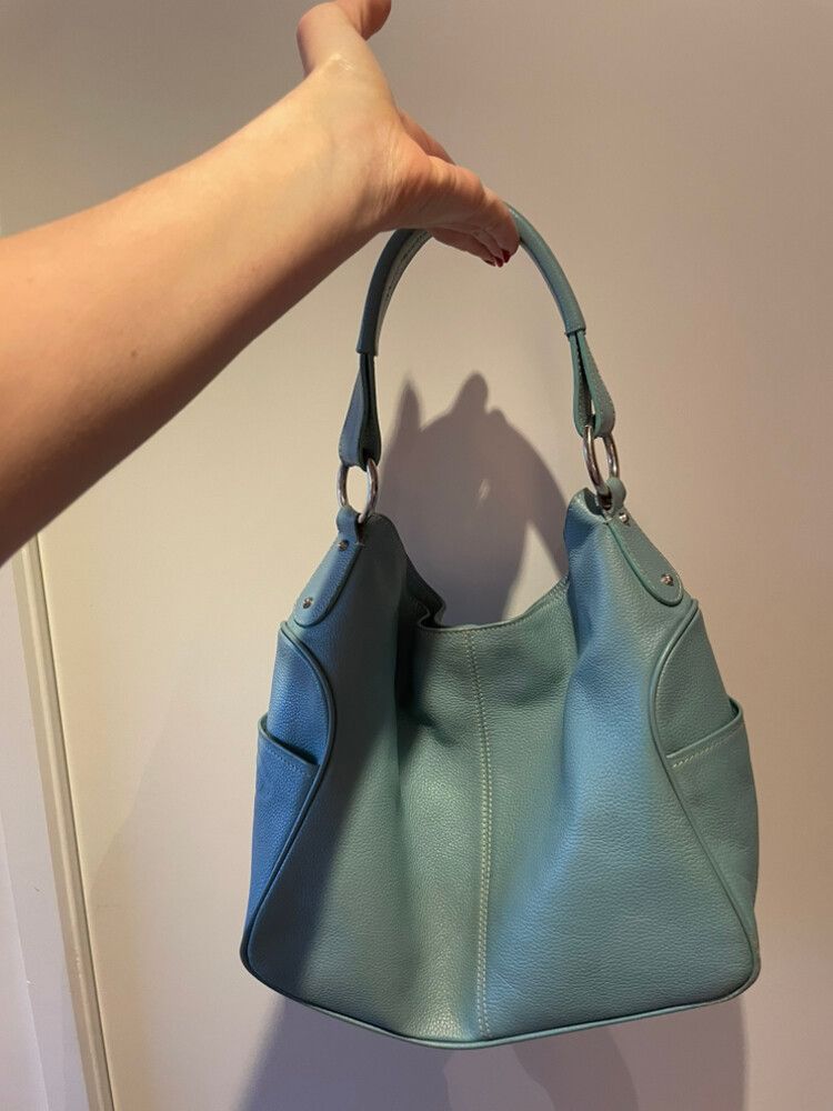 Tod’s Blue Leather Bag