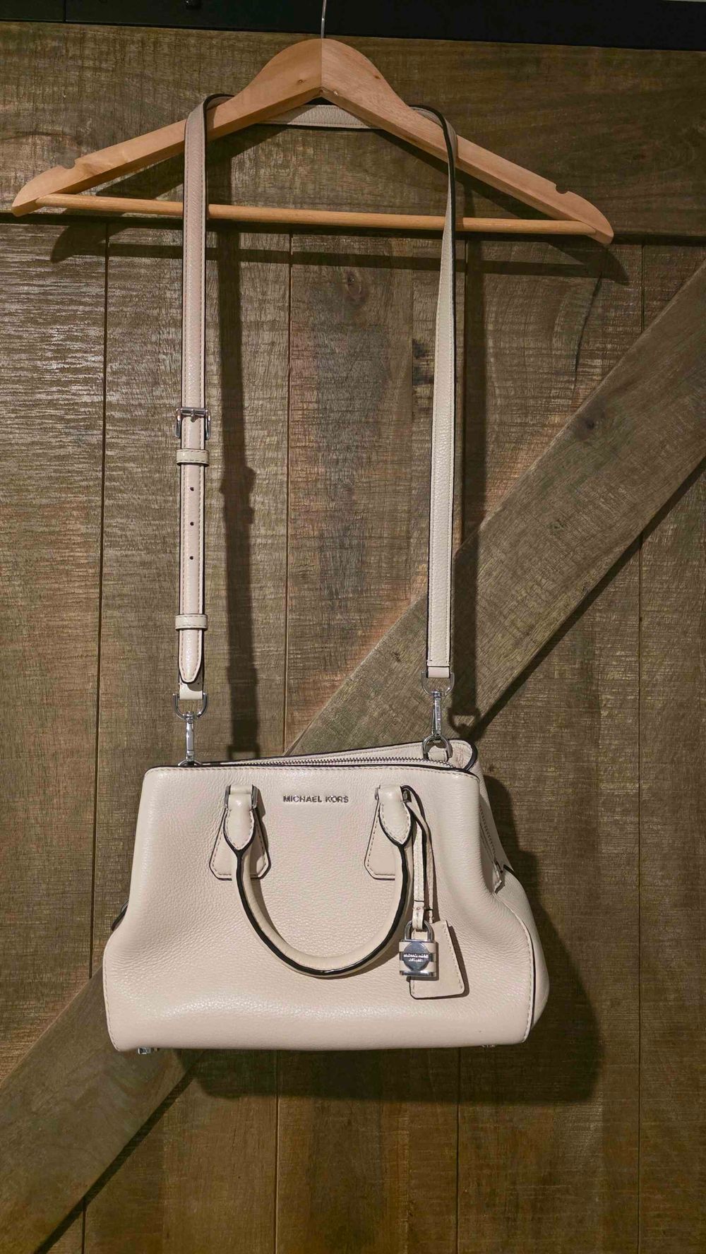 Michael Kors Beige Satchel
