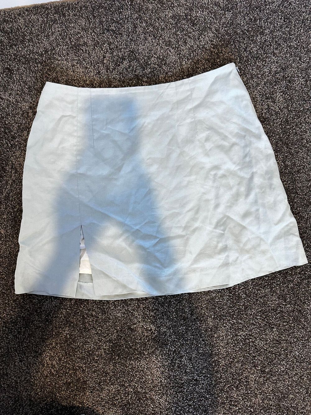 Djerf Avenue Must Have Mini Skirt- Sky Blue