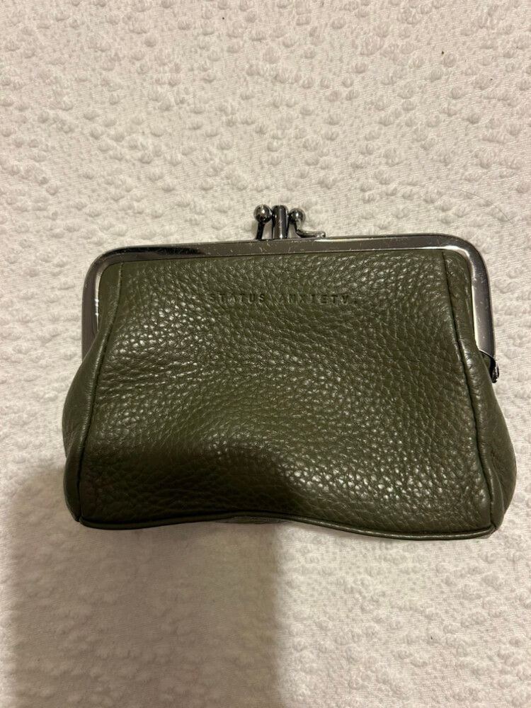 Status Anxiety Green Coin Purse