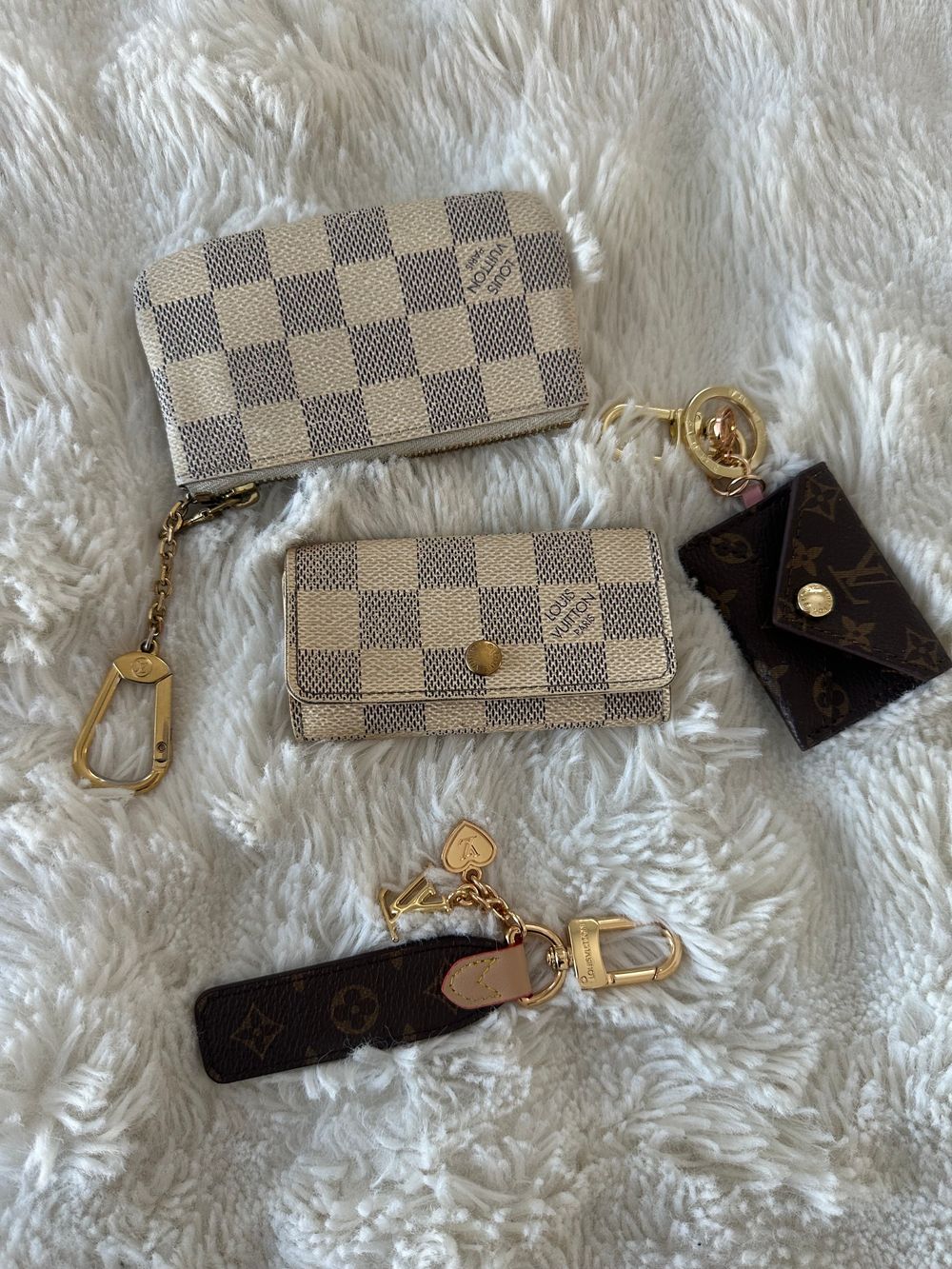 Louis Vuitton Damier Azur Multicles 4 Key Holder