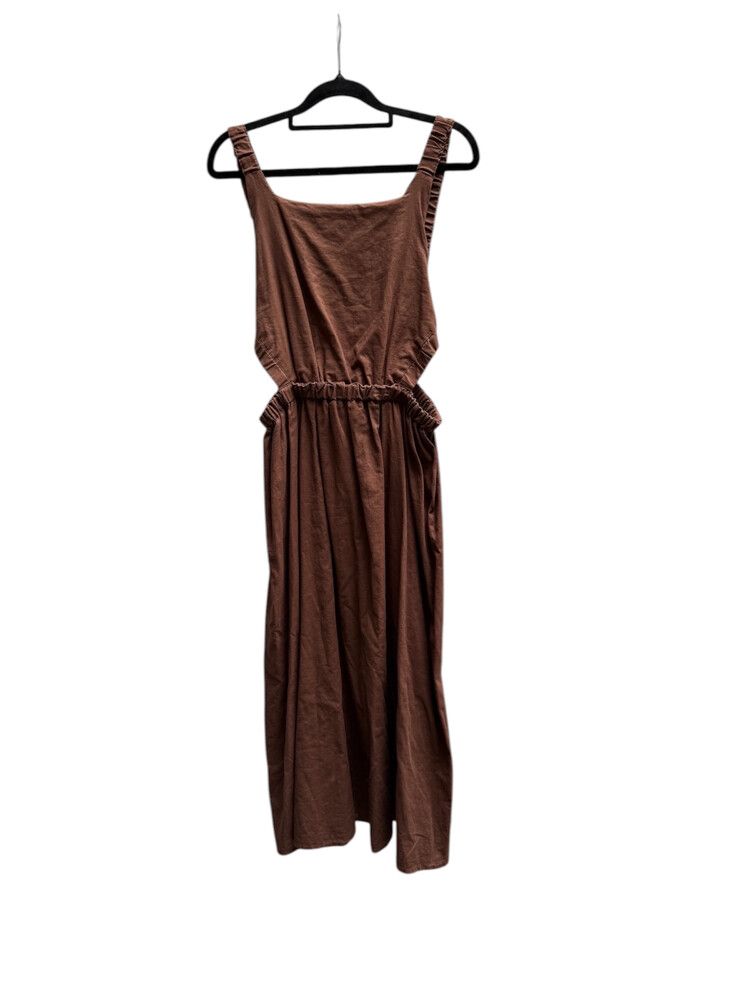 Ally Brown Midi Dress