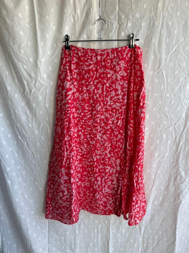 Kookai Red Printed midi Skirt