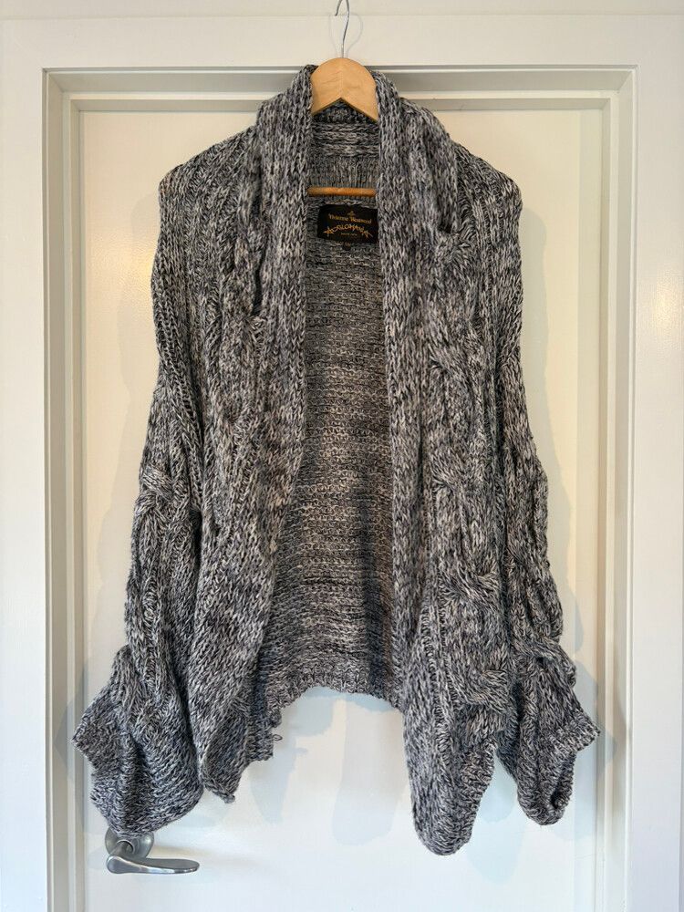 Vivienne Westwood Vintage Grey Knit Cardigan