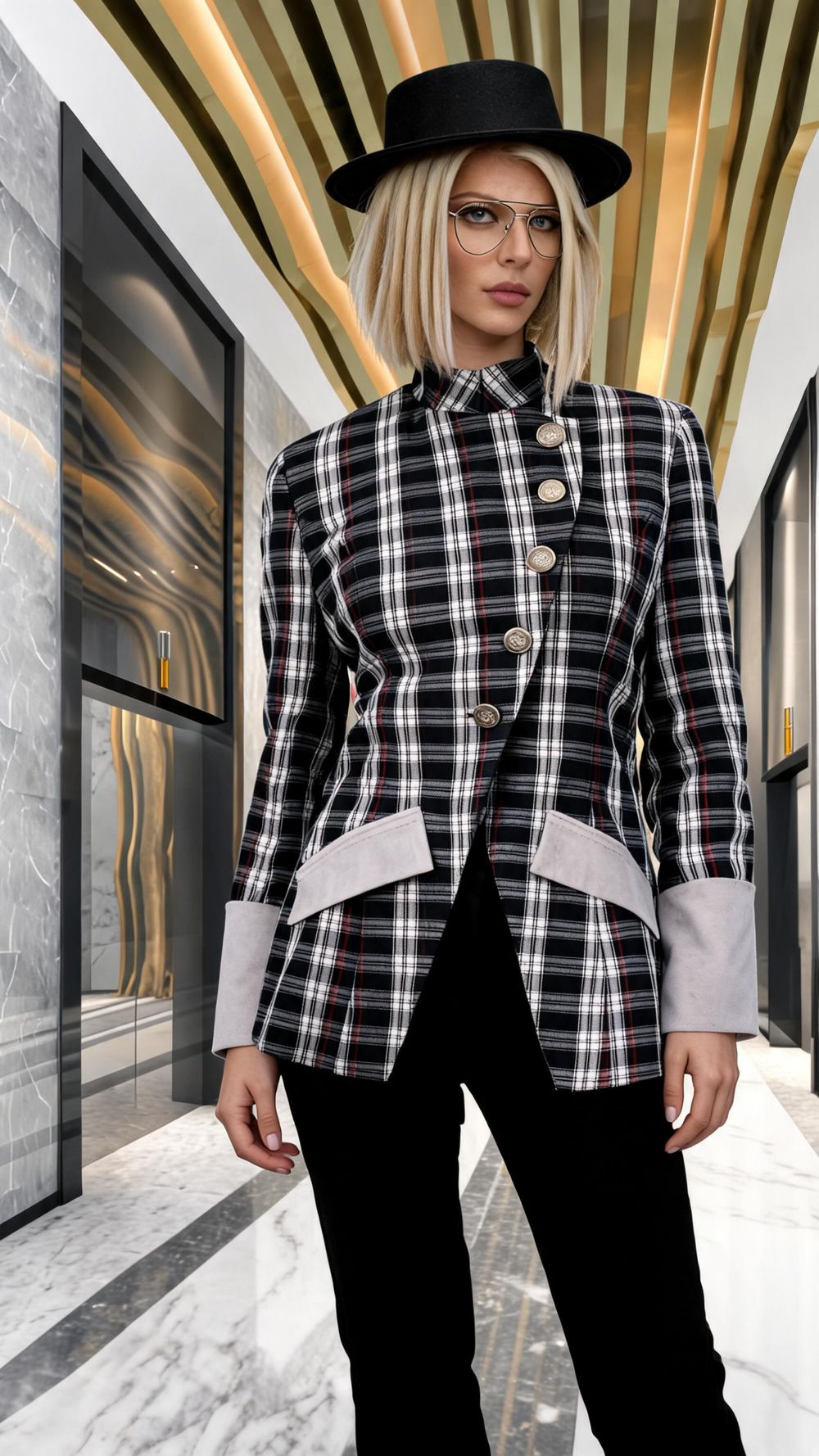 Rogue Coats one-off 'Breagha Tartan Line